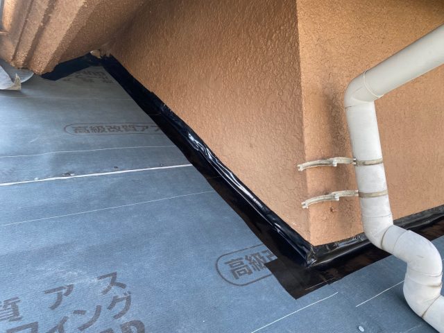 三木市でルーフィング設置